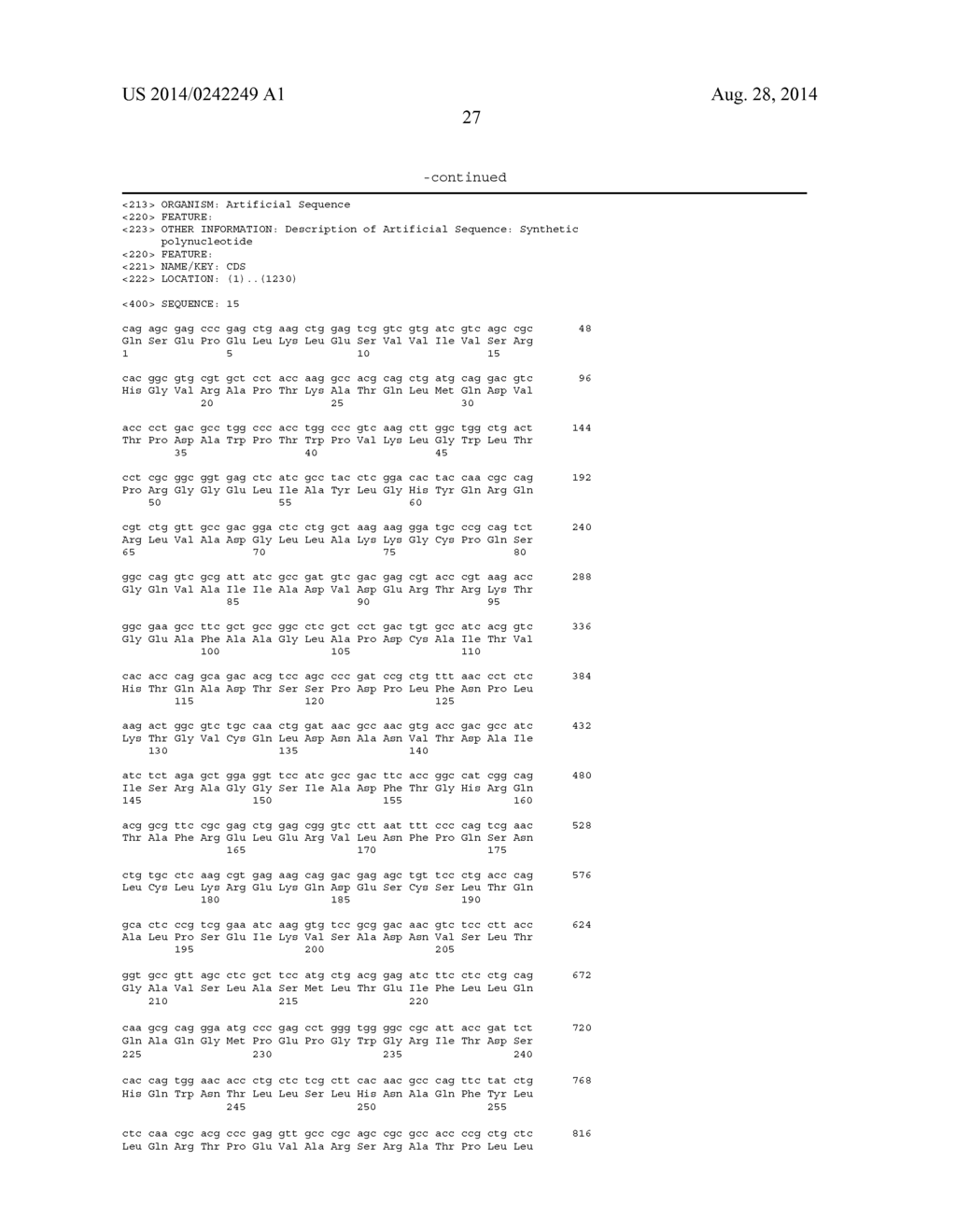 POLYPEPTIDE HAVING PHYTASE ACTIVITY AND INCREASED TEMPERATURE RESISTANCE     OF THE ENZYME ACTIVITY, AND NUCLEOTIDE SEQUENCE CODING SAID POLYPEPTIDE - diagram, schematic, and image 41