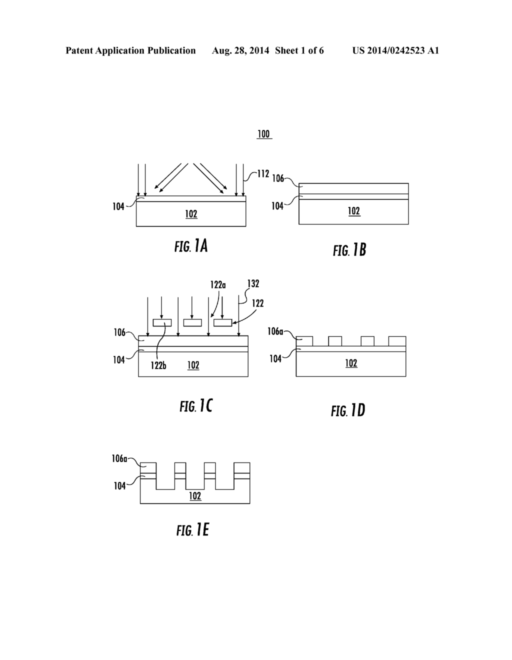 Techniques For Patterning A Substrate - diagram, schematic, and image 02