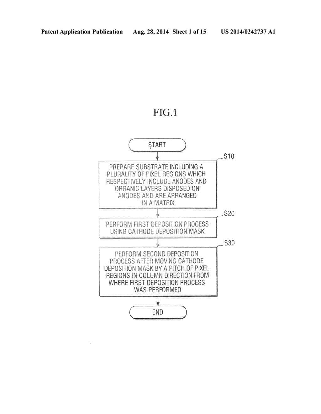 CATHODE DEPOSITION MASK AND METHOD OF MANUFACTURING ORGANIC LIGHT-EMITTING     DISPLAY DEVICE USING THE SAME - diagram, schematic, and image 02