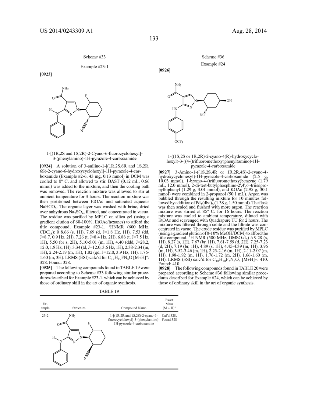 CYCLOALKYLNITRILE PYRAZOLE CARBOXAMIDES AS JANUS KINASE INHIBITORS - diagram, schematic, and image 134