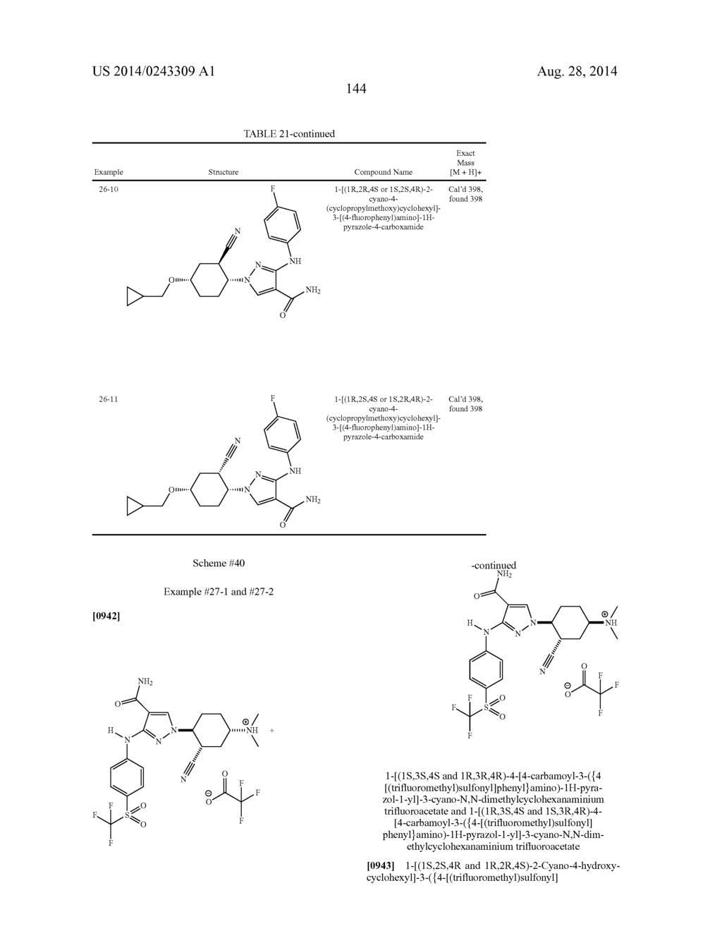 CYCLOALKYLNITRILE PYRAZOLE CARBOXAMIDES AS JANUS KINASE INHIBITORS - diagram, schematic, and image 145