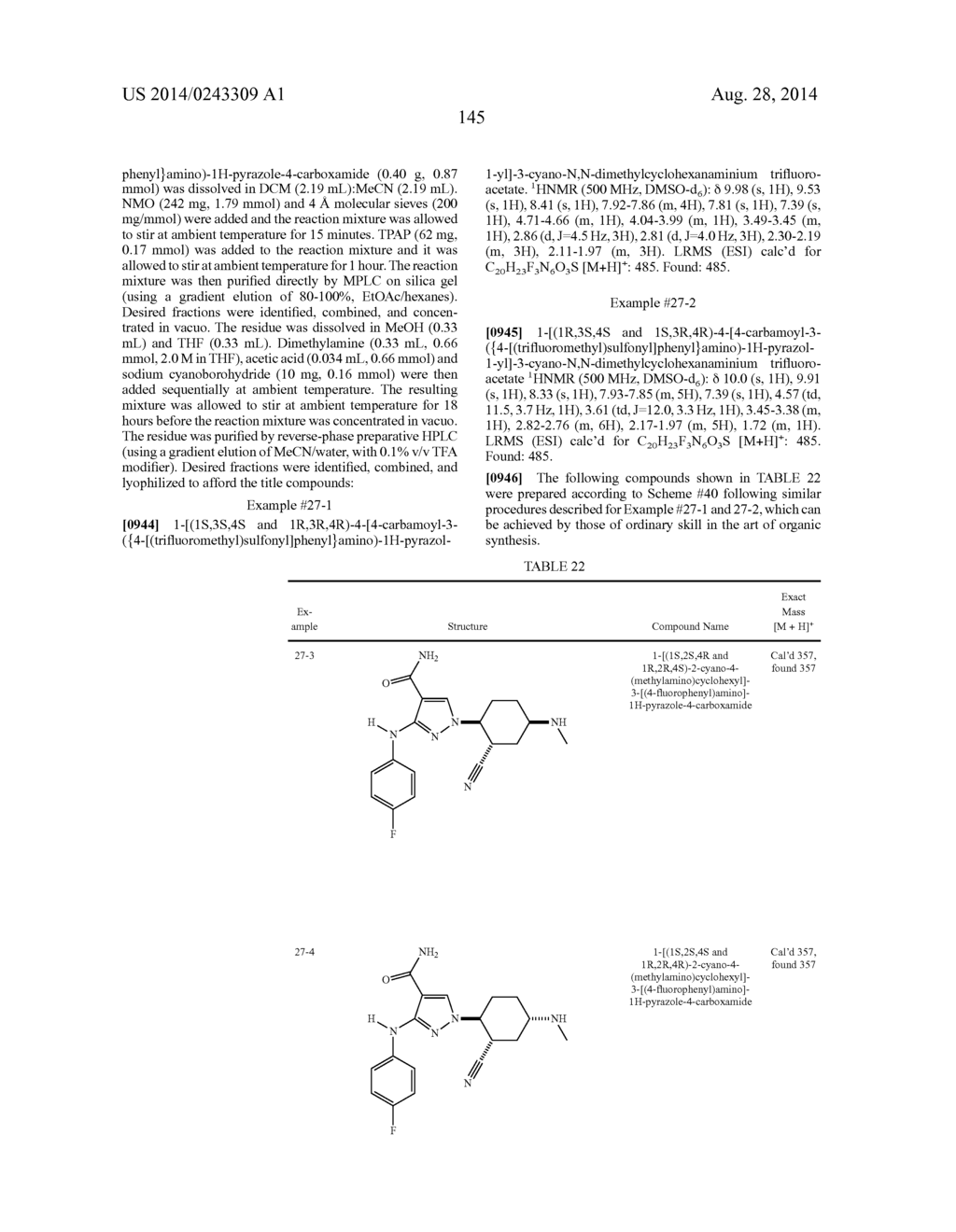 CYCLOALKYLNITRILE PYRAZOLE CARBOXAMIDES AS JANUS KINASE INHIBITORS - diagram, schematic, and image 146