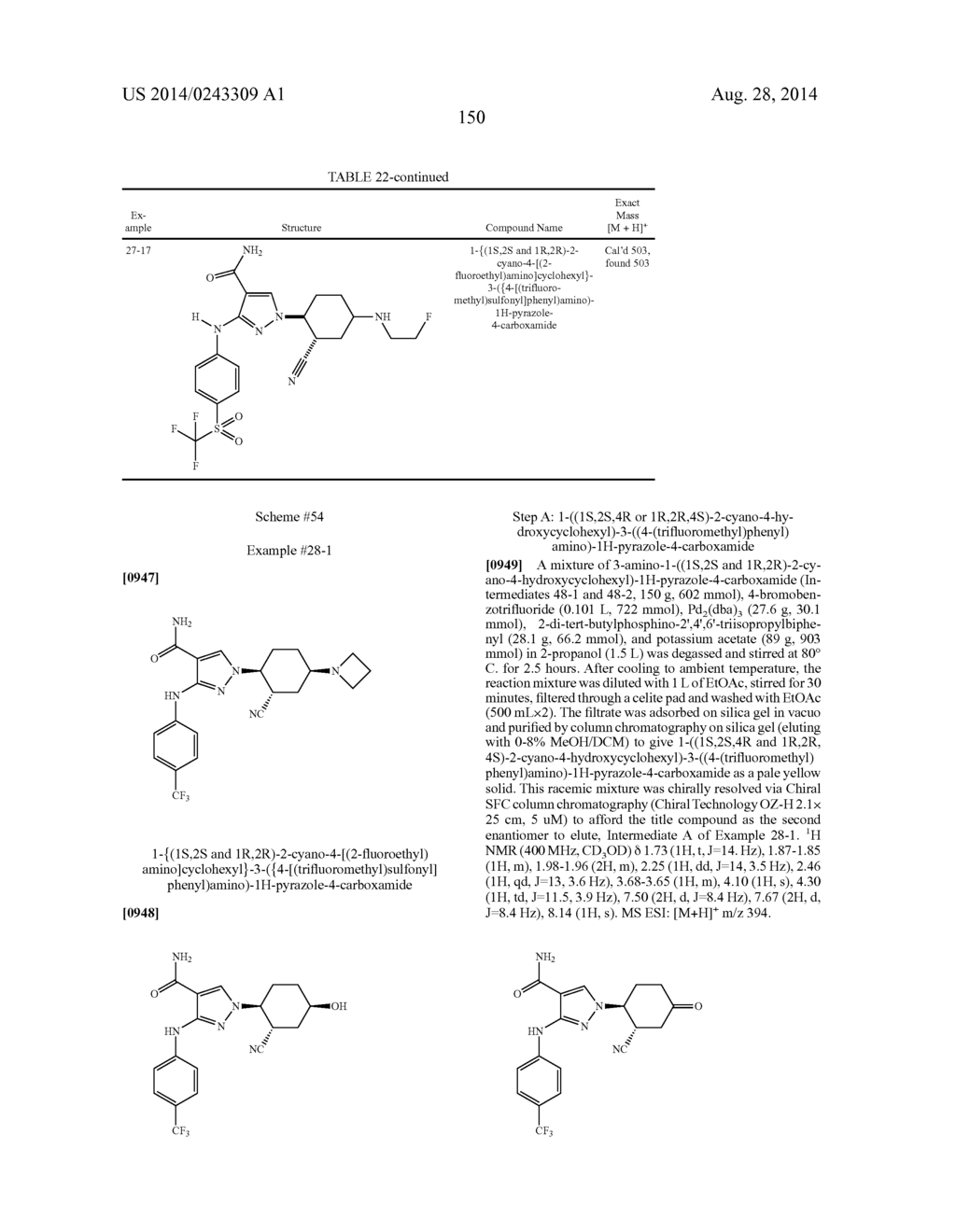 CYCLOALKYLNITRILE PYRAZOLE CARBOXAMIDES AS JANUS KINASE INHIBITORS - diagram, schematic, and image 151