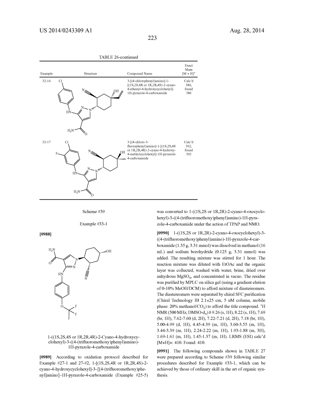 CYCLOALKYLNITRILE PYRAZOLE CARBOXAMIDES AS JANUS KINASE INHIBITORS - diagram, schematic, and image 224