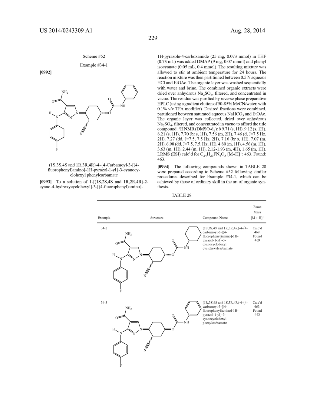 CYCLOALKYLNITRILE PYRAZOLE CARBOXAMIDES AS JANUS KINASE INHIBITORS - diagram, schematic, and image 230