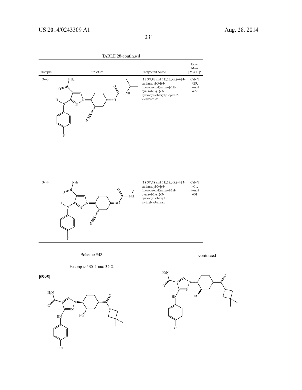 CYCLOALKYLNITRILE PYRAZOLE CARBOXAMIDES AS JANUS KINASE INHIBITORS - diagram, schematic, and image 232