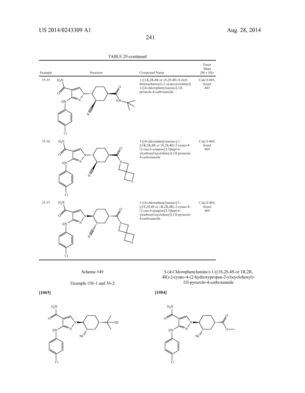 CYCLOALKYLNITRILE PYRAZOLE CARBOXAMIDES AS JANUS KINASE INHIBITORS - diagram, schematic, and image 242