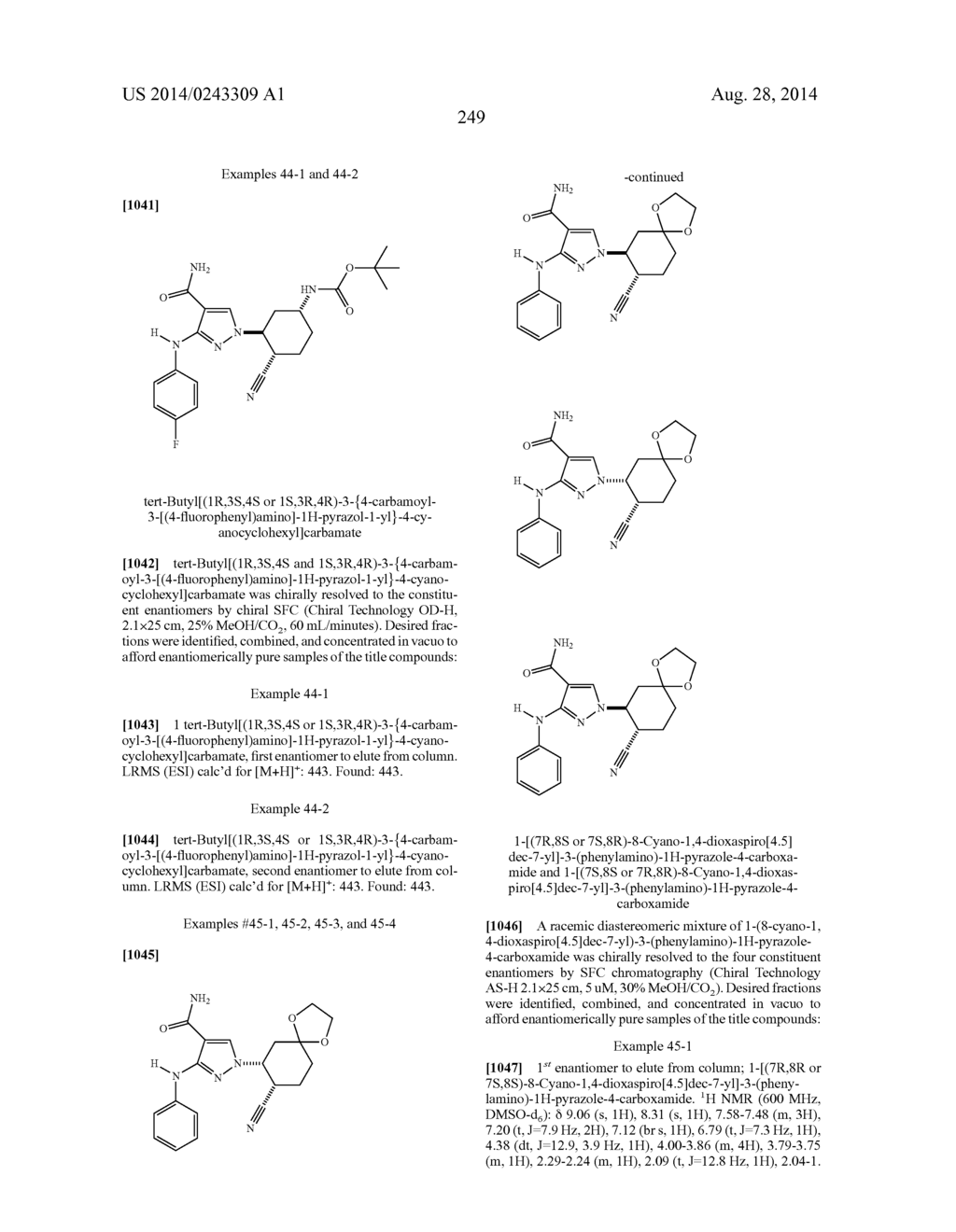 CYCLOALKYLNITRILE PYRAZOLE CARBOXAMIDES AS JANUS KINASE INHIBITORS - diagram, schematic, and image 250