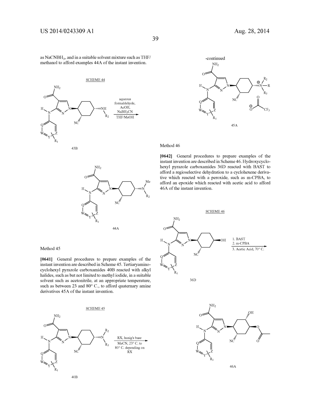 CYCLOALKYLNITRILE PYRAZOLE CARBOXAMIDES AS JANUS KINASE INHIBITORS - diagram, schematic, and image 40