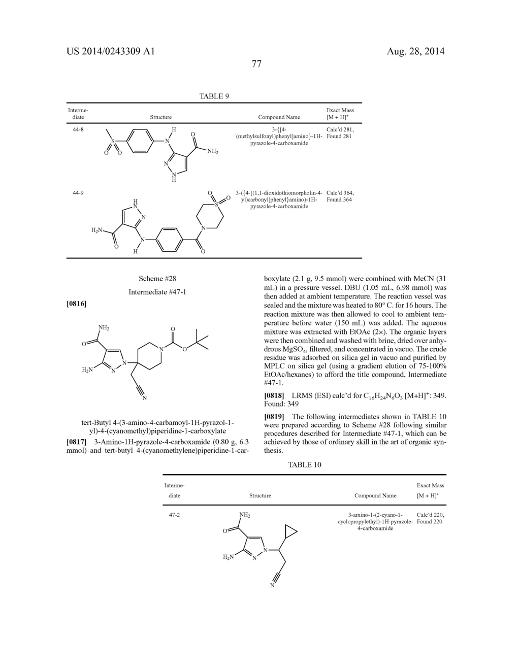 CYCLOALKYLNITRILE PYRAZOLE CARBOXAMIDES AS JANUS KINASE INHIBITORS - diagram, schematic, and image 78