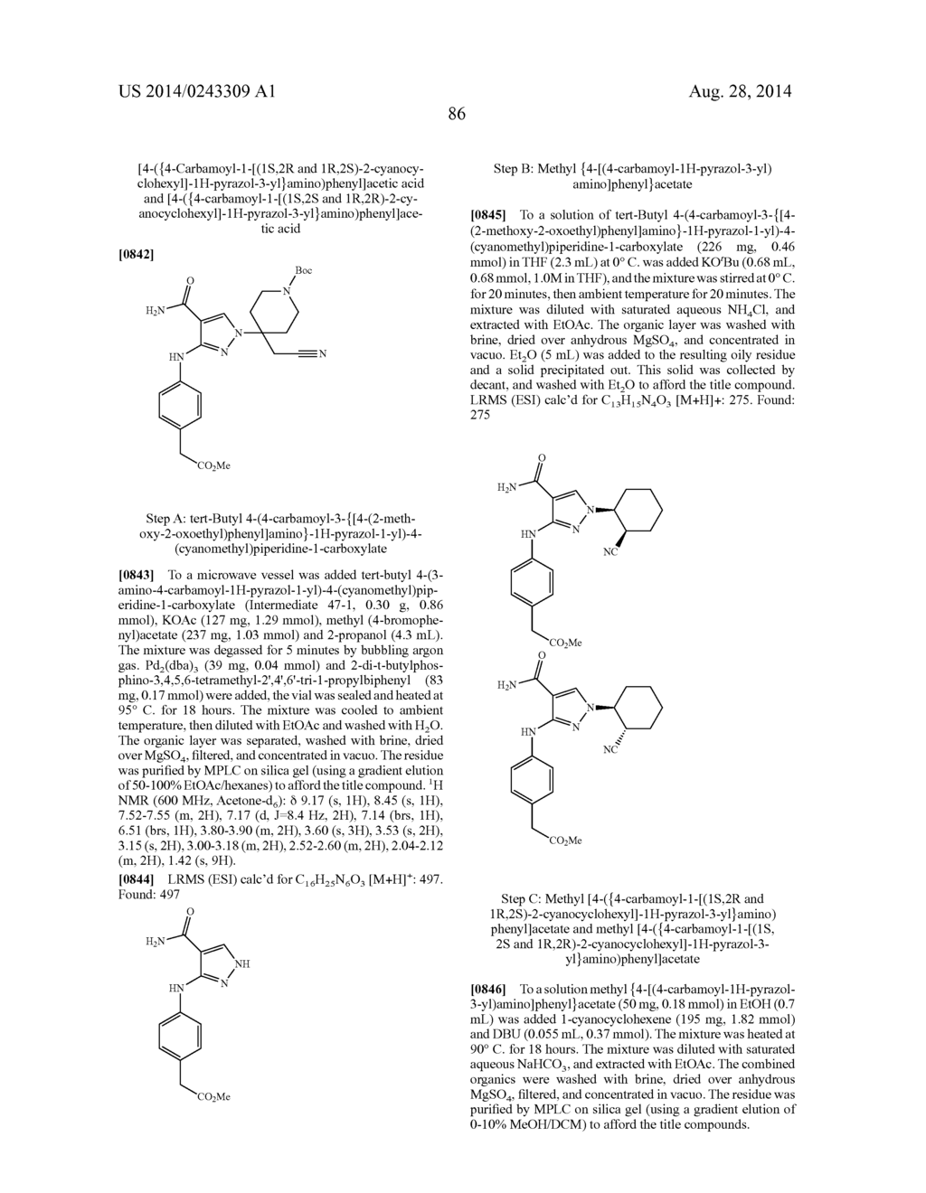 CYCLOALKYLNITRILE PYRAZOLE CARBOXAMIDES AS JANUS KINASE INHIBITORS - diagram, schematic, and image 87
