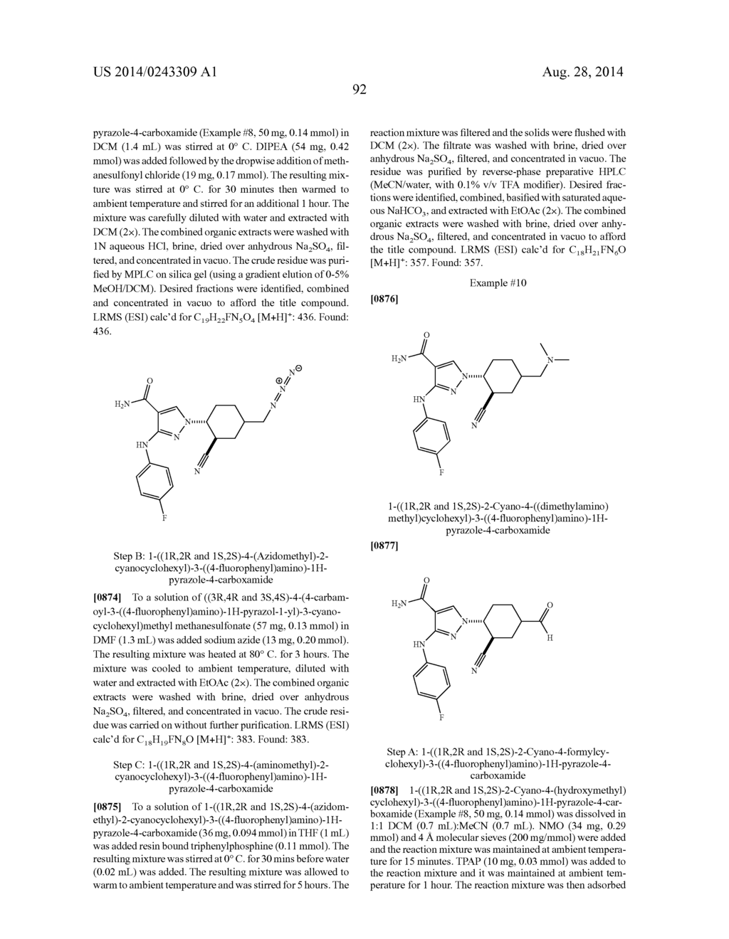 CYCLOALKYLNITRILE PYRAZOLE CARBOXAMIDES AS JANUS KINASE INHIBITORS - diagram, schematic, and image 93
