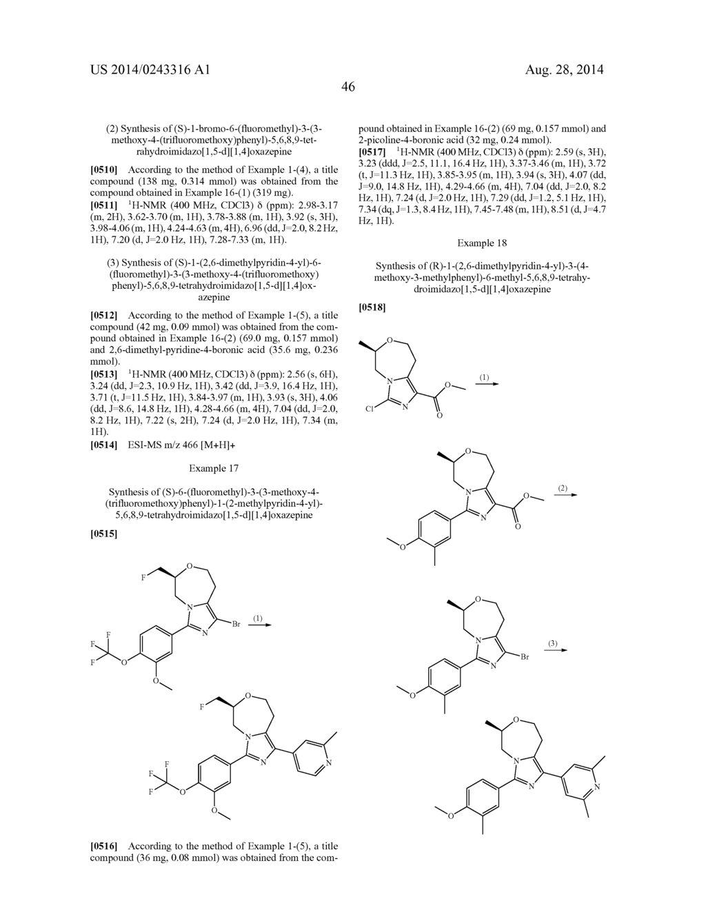 Tetrahydroimidazo(1,5-D)[1,4]Oxazepine Derivative - diagram, schematic, and image 47