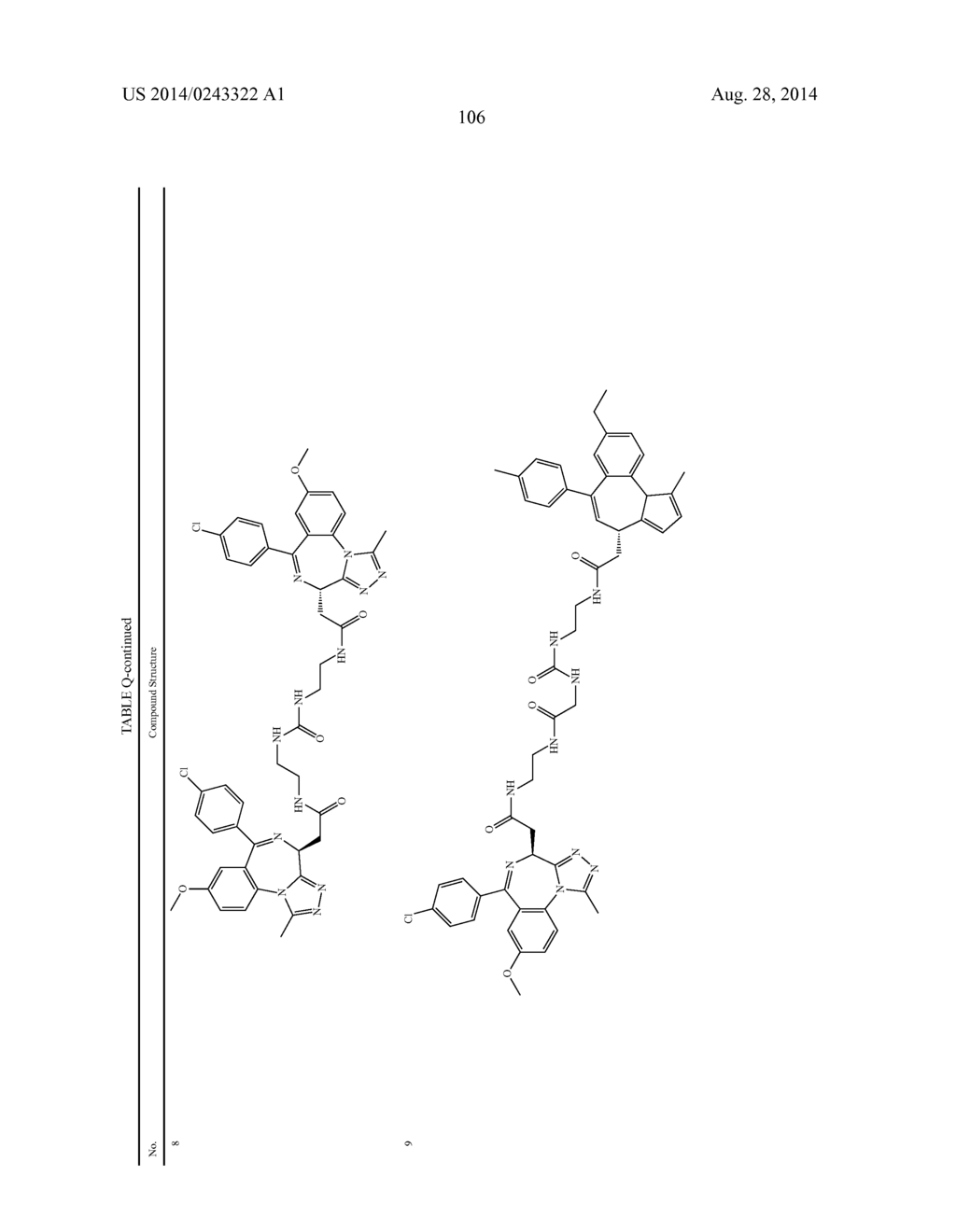 BIVALENT BROMODOMAIN LIGANDS, AND METHODS OF USING SAME - diagram, schematic, and image 109