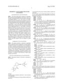 PIPERIDINYL ALKYNE OREXIN RECEPTOR ANTAGONISTS diagram and image