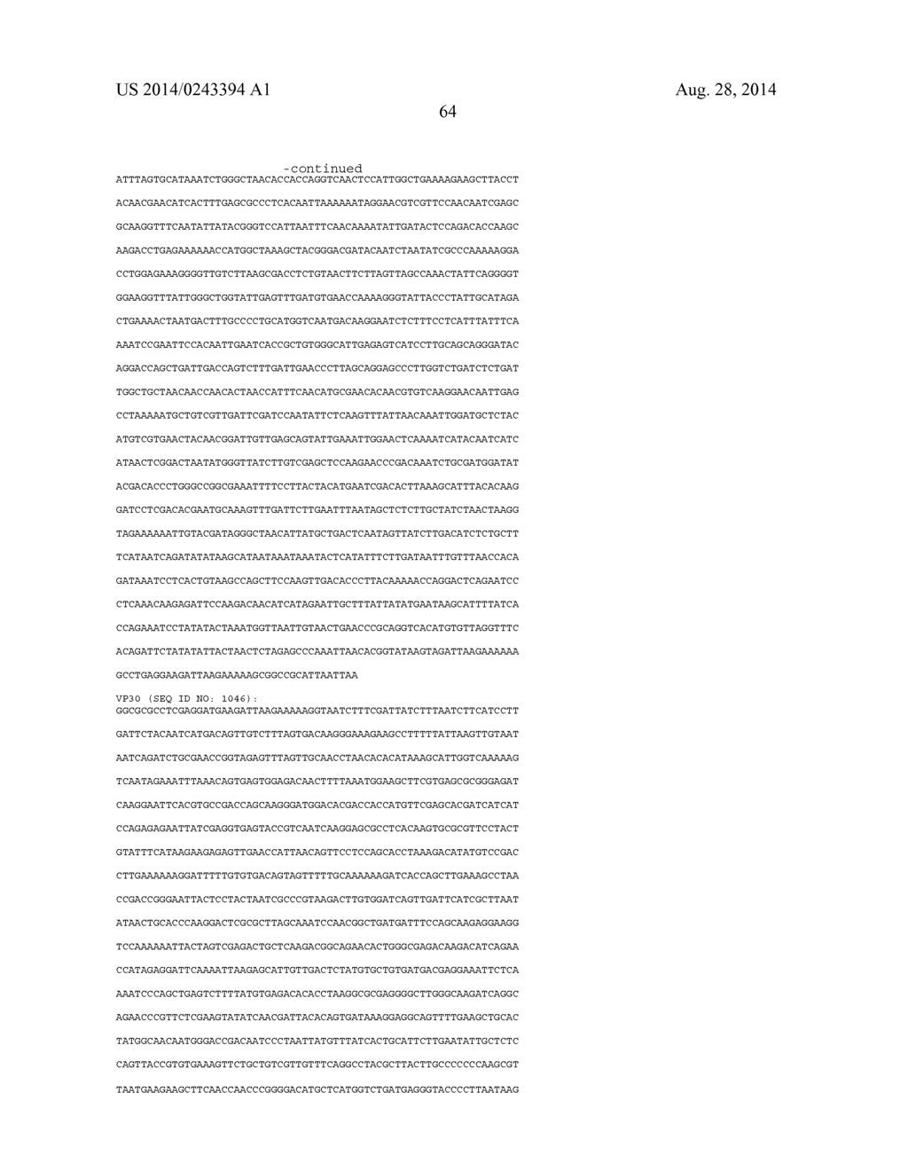 Compositions and Methods for Inhibiting Expression of a Gene from the     Ebola Virus - diagram, schematic, and image 73