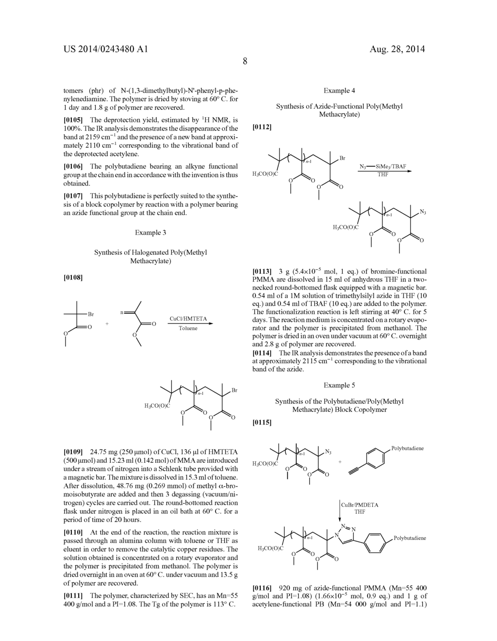 NOVEL ANIONIC POLYMERIZATION INITIATOR, USE THEREOF FOR SYNTHESIZING A     DIENE ELASTOMER HAVING AN ALKYNE FUNCTION AT THE CHAIN END, AND     FUNCIONALIZED DIENE ELASTOMER - diagram, schematic, and image 09