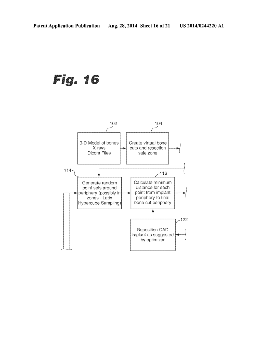 SYSTEMS AND METHODS FOR OPTIMIZING FIT OF AN IMPLANT TO ANATOMY - diagram, schematic, and image 17