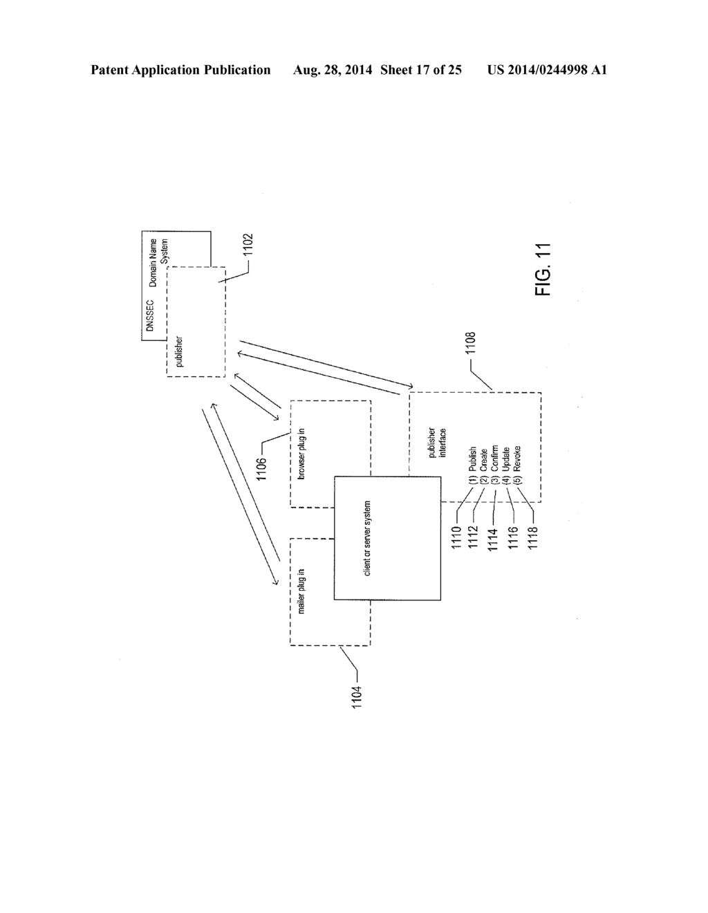 SECURE PUBLISHING OF PUBLIC-KEY CERTIFICATES - diagram, schematic, and image 18