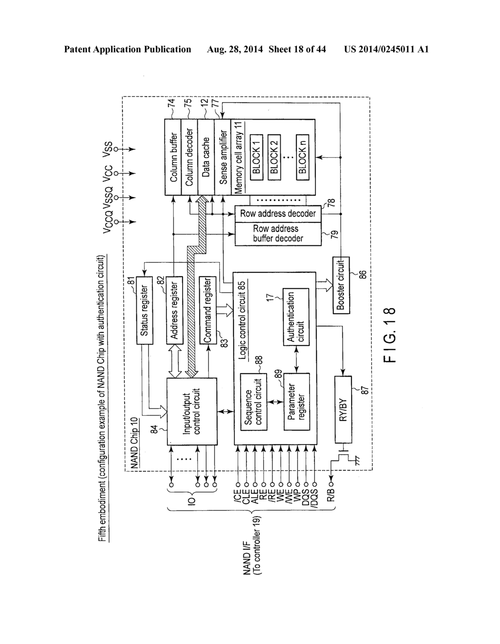 DEVICE AND AUTHENTICATION METHOD THEREFOR - diagram, schematic, and image 19