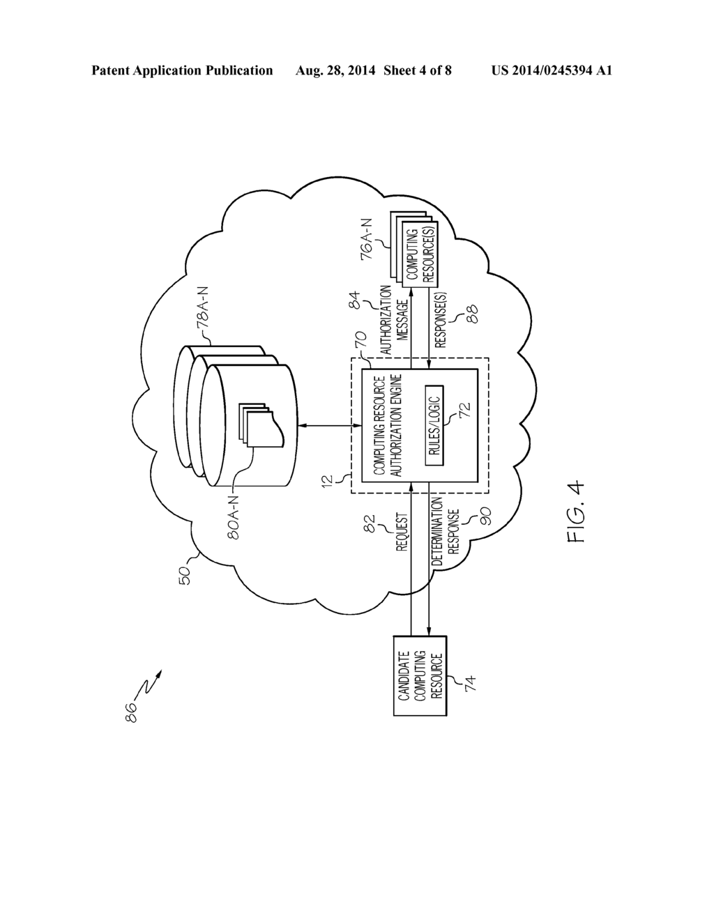 TRUST-BASED COMPUTING RESOURCE AUTHORIZATION IN A NETWORKED COMPUTING     ENVIRONMENT - diagram, schematic, and image 05