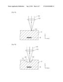 METHOD AND APPARATUS FOR LASER-BEAM PROCESSING AND METHOD FOR     MANUFACTURING INK JET HEAD diagram and image