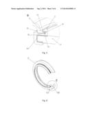 COUPLING SYSTEM OF A REMOVABLE VISOR FOR A PRESSURE COOKER diagram and image