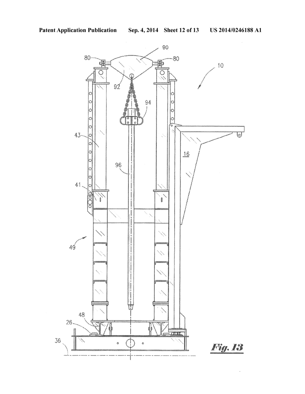 Support Apparatus for Supporting Down Hole Rotary Tools - diagram, schematic, and image 13