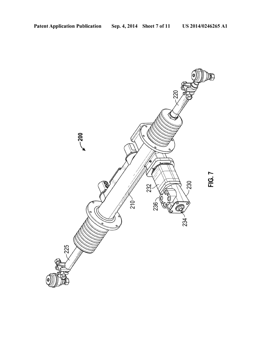 HYDRAULIC MOTOR DRIVEN RACK AND PINION STEERING ASSEMBLY - diagram, schematic, and image 08
