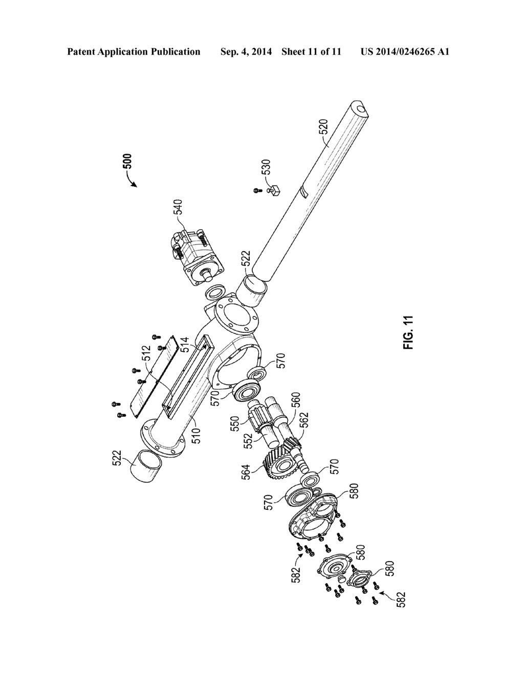 HYDRAULIC MOTOR DRIVEN RACK AND PINION STEERING ASSEMBLY - diagram, schematic, and image 12