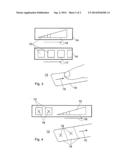 PIECE OF FURNITURE WITH AN ELECTRONIC SWITCHING ELEMENT FOR  AN AIRLINER diagram and image