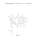 CONTAINER FOR PACKAGING A FIRST AND A SECOND FLUID diagram and image