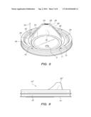 LID HAVING CIRCUMFERENTIAL RIM WITH PLURALITY OF RIBS diagram and image