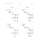 ANTHRACENE DERIVATIVES AND ORGANIC LIGHT EMITTING DEVICES COMPRISING THE     SAME diagram and image