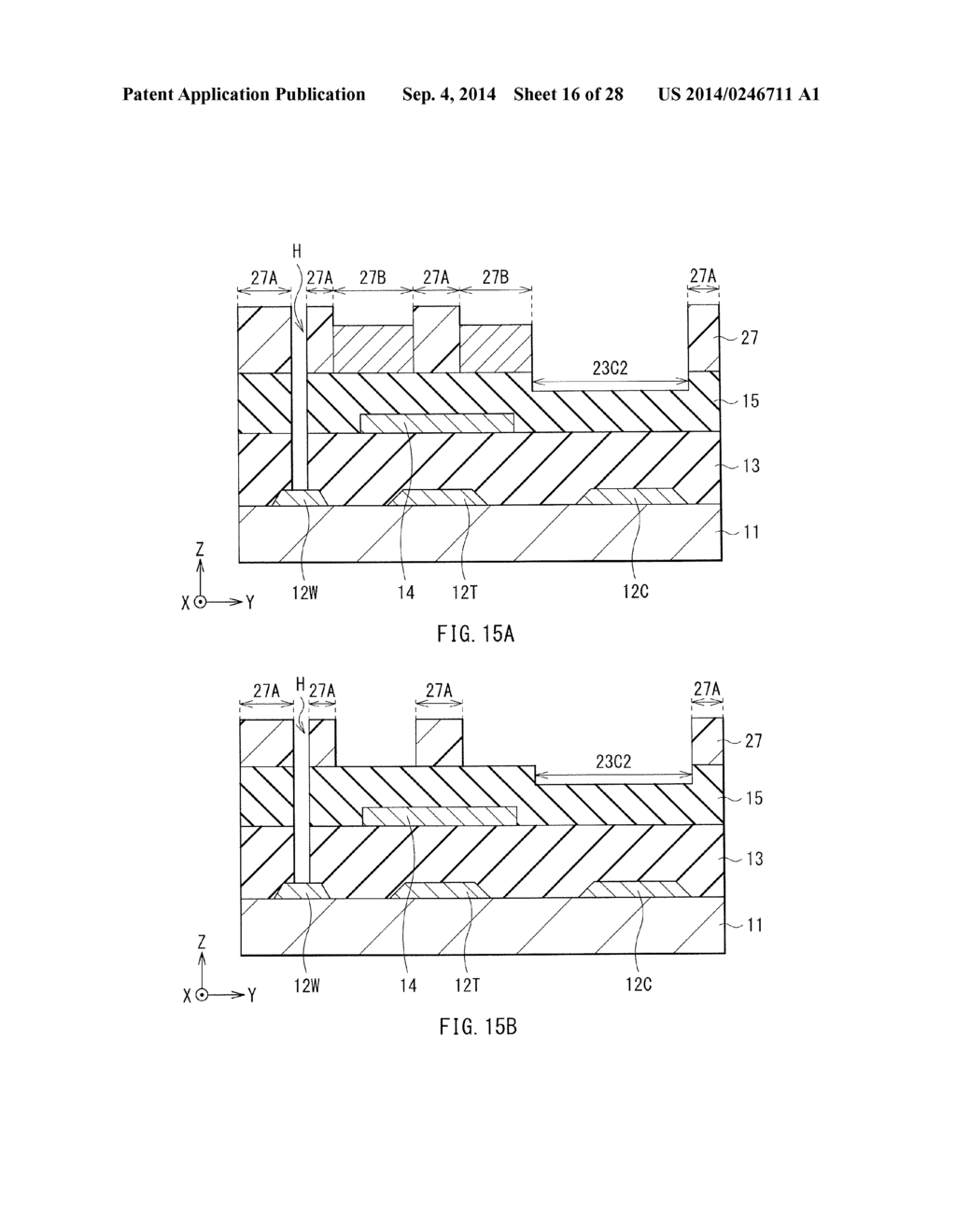 SEMICONDUCTOR DEVICE, METHOD OF MANUFACTURING THE SAME, METHOD OF     MANUFACTURING DISPLAY UNIT, AND METHOD OF MANUFACTURING ELECTRONIC     APPARATUS - diagram, schematic, and image 17