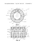 LIQUID-COOLED ROTARY ELECTRIC MACHINE HAVING FLUID CHANNEL WITH AUXILIARY     COOLANT GROOVE diagram and image