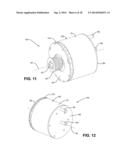 LIQUID-COOLED ROTARY ELECTRIC MACHINE HAVING FLUID CHANNEL WITH AUXILIARY     COOLANT GROOVE diagram and image