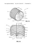 LIQUID-COOLED ROTARY ELECTRIC MACHINE HAVING FLUID CHANNEL WITH AUXILIARY     COOLANT GROOVE diagram and image