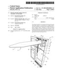 Ironing Board Storage Device Assembly And Method diagram and image