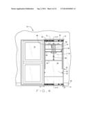 Ironing Board Storage Device Assembly And Method diagram and image