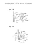 PRINTER WITH FORCE TRANSMITTING PATH SELECTING MECHANISM diagram and image