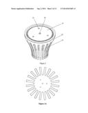 MANUFACTURING METHOD OF LAMP HOUSING TYPE HEAT-SINK, LAMP HOUSING TYPE     HEAT-SINK AND LED LIGHTING DEVICE diagram and image