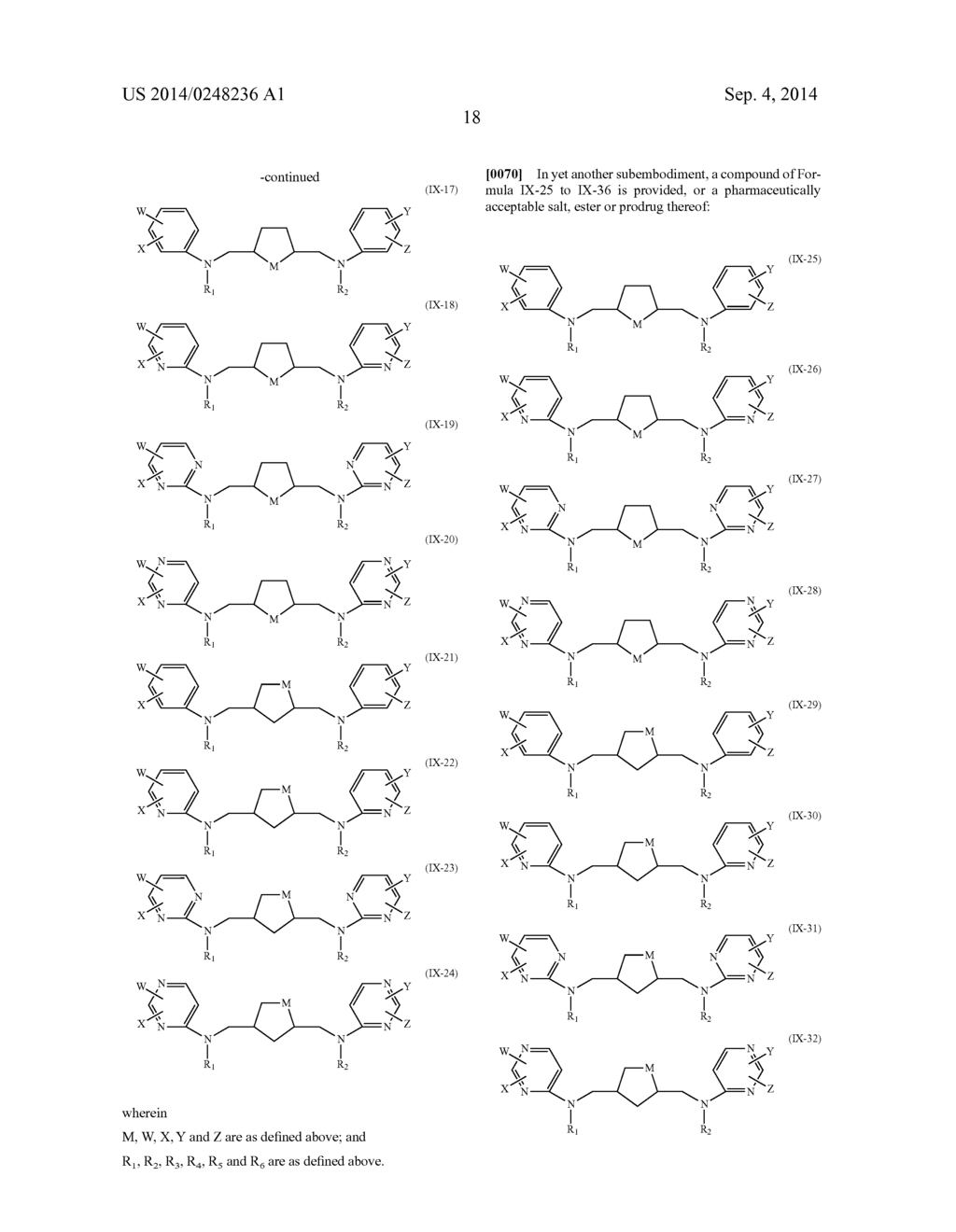 TRICYCLIC AMINO CONTAINING COMPOUNDS FOR TREATMENT OR PREVENTION OF     SYMPTOMS ASSOCIATED WITH ENDOCRINE DYSFUNCTION - diagram, schematic, and image 19