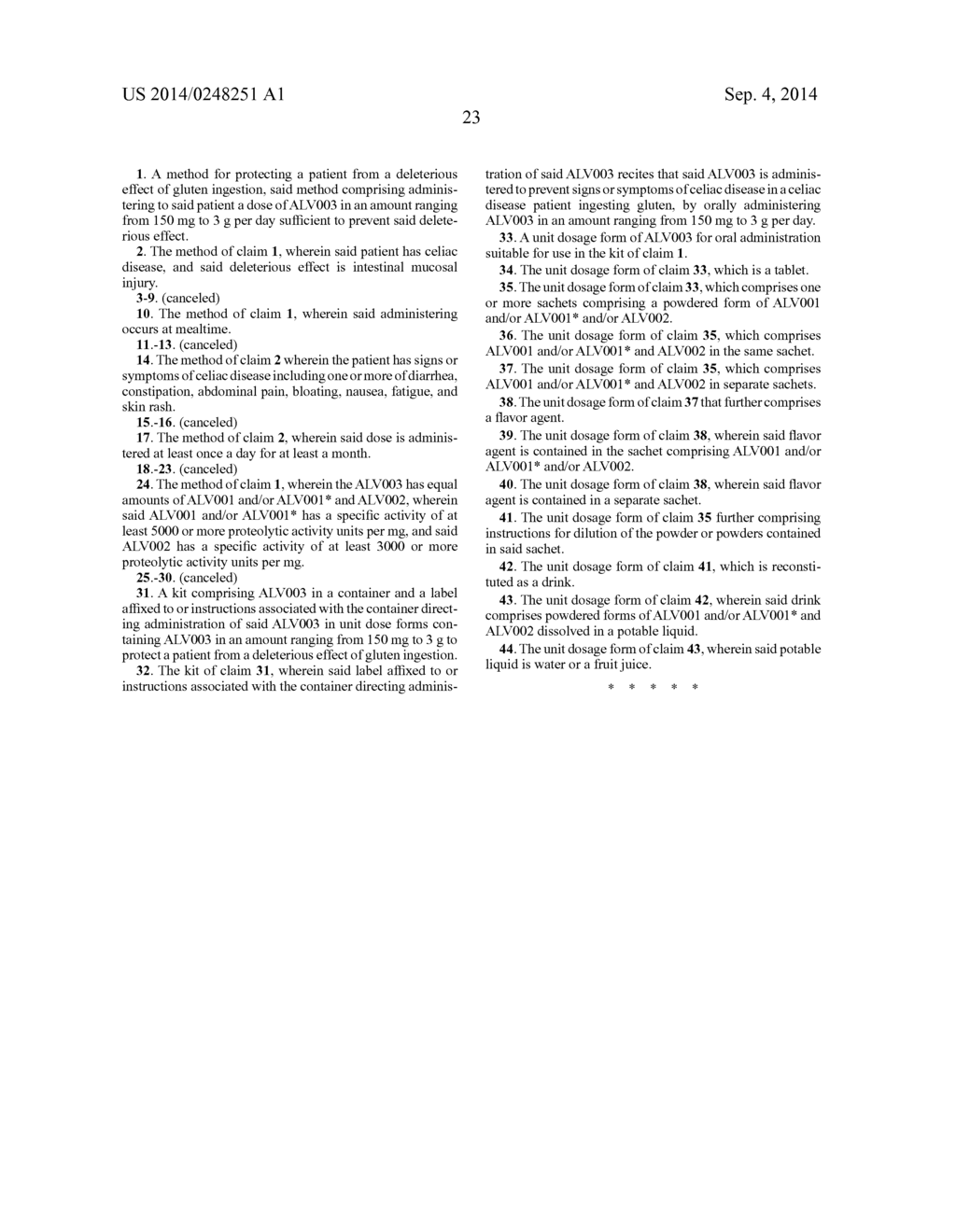 Methods and Pharmaceutical Compositions for Treating Celiac Disease and     Gluten Intolerance - diagram, schematic, and image 36