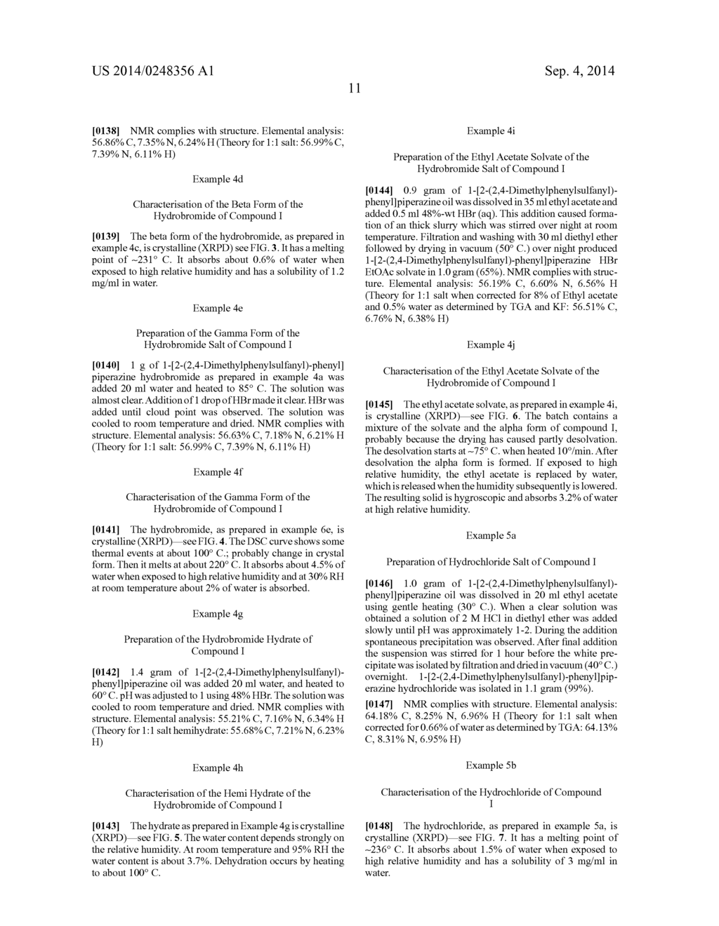 1-[2-(2,4-Dimethylphenylsulfanyl)-Phenyl]Piperazine As A Compound With     Combined Serotonin Reuptake, 5-HT3 And 5-HT1a Activity For The Treatment     Of Cognitive Impairment - diagram, schematic, and image 34