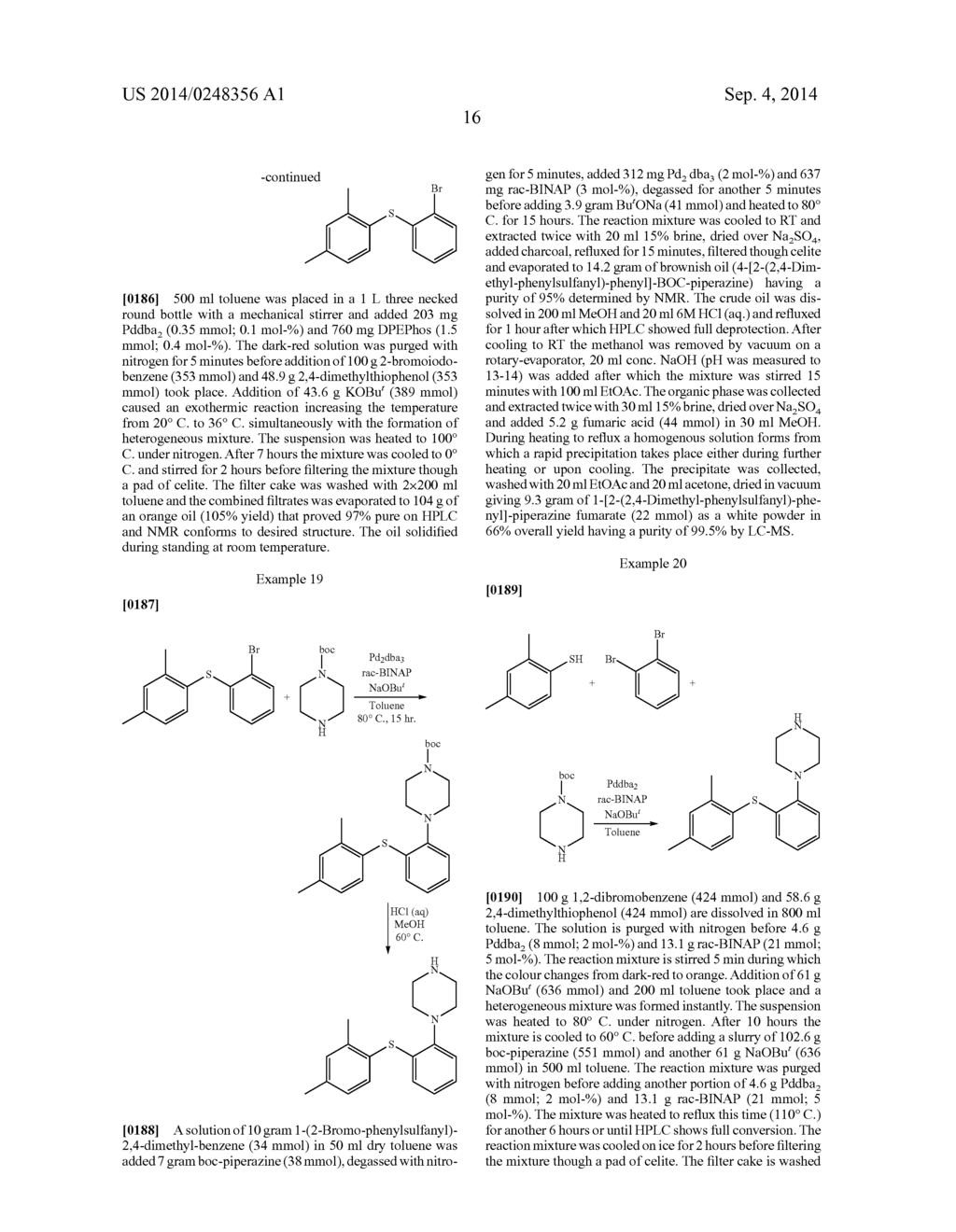 1-[2-(2,4-Dimethylphenylsulfanyl)-Phenyl]Piperazine As A Compound With     Combined Serotonin Reuptake, 5-HT3 And 5-HT1a Activity For The Treatment     Of Cognitive Impairment - diagram, schematic, and image 39