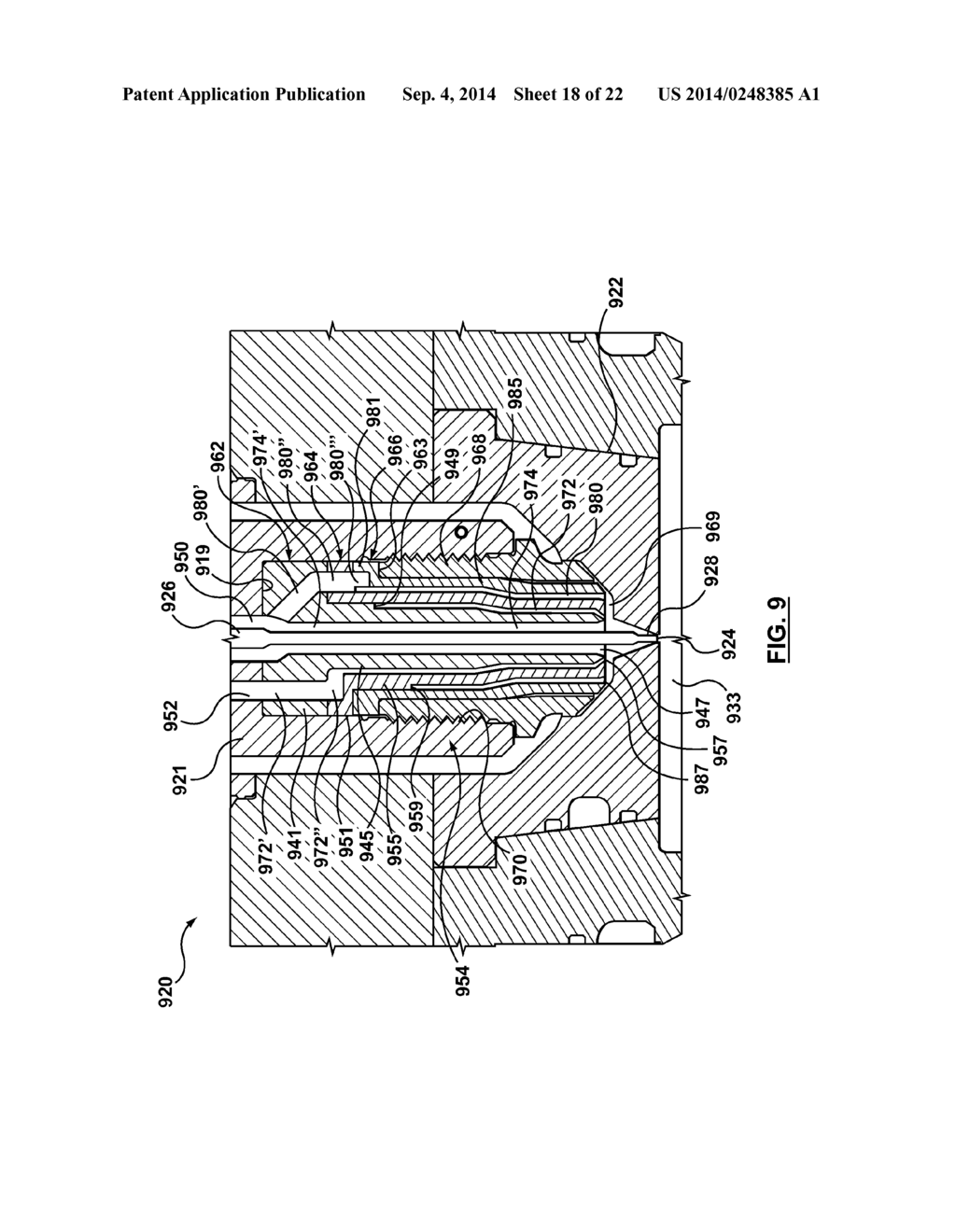 Coinjection Hot Runner Injection Molding System - diagram, schematic, and image 19