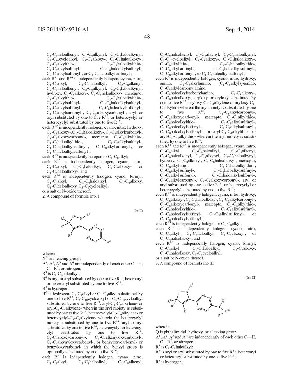 ISOXAZOLINE DERIVATIVES AS INSECTICIDES - diagram, schematic, and image 49