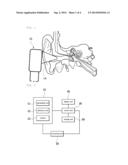 Probe for Diagnosing Otitis Media Using Terahertz Waves and Otitis Media     Diagnosis System and Method diagram and image