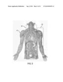 BODY-WORN SYSTEM FOR CONTINUOUS, NONINVASIVE MEASUREMENT OF CARDIAC     OUTPUT, STROKE VOLUME, CARDIAC POWER, AND BLOOD PRESSURE diagram and image